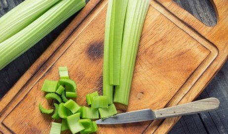 cut celery for celery juice benefits