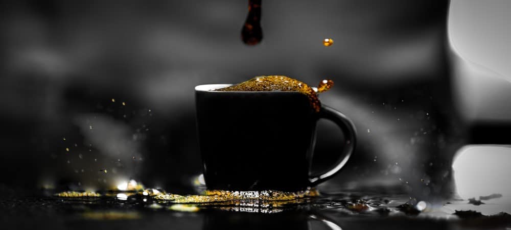 Black coffee offers benefits of caffeine